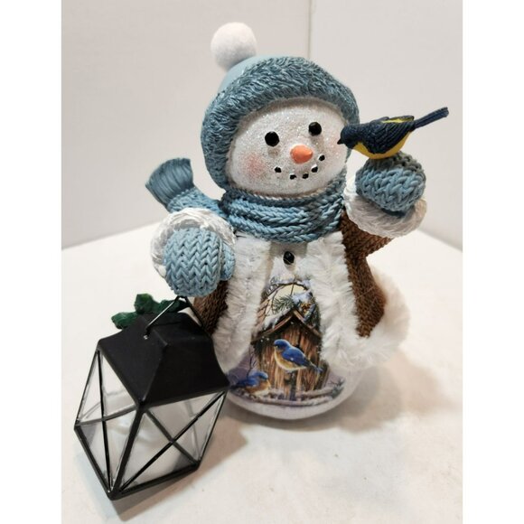 Bradford Exchange Dona Gelsinger Snow Friends Illuminated Welcome to Our Happy.. - Picture 1 of 13